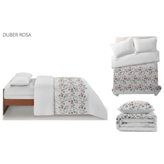 Clara Vidal Colcha Duber Rosa - Imagen 1