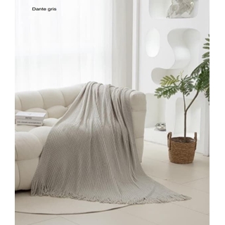 Clara Vidal Plaid Dante Gris - Imagen 1